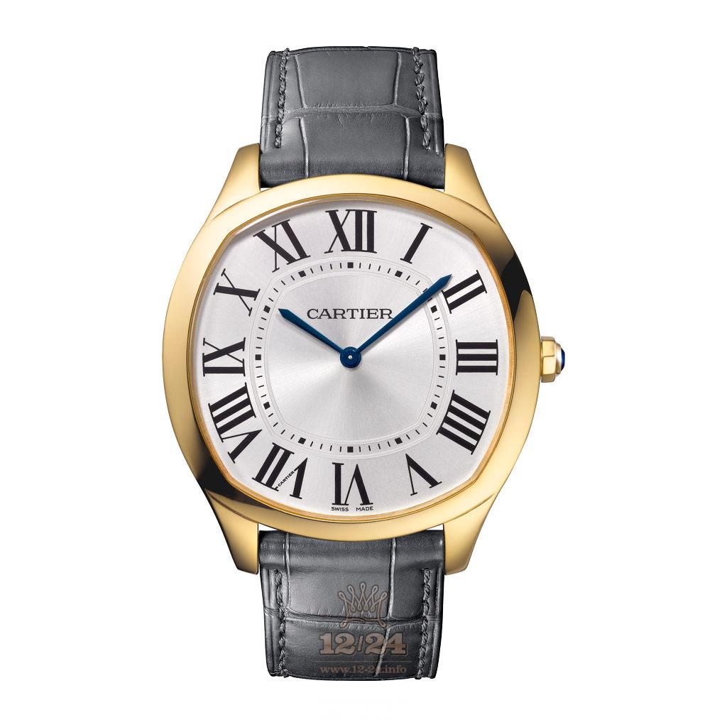 Cartier Drive de Cartier Watch WGNM0011 38 mm Yellow gold Case Silver Dial