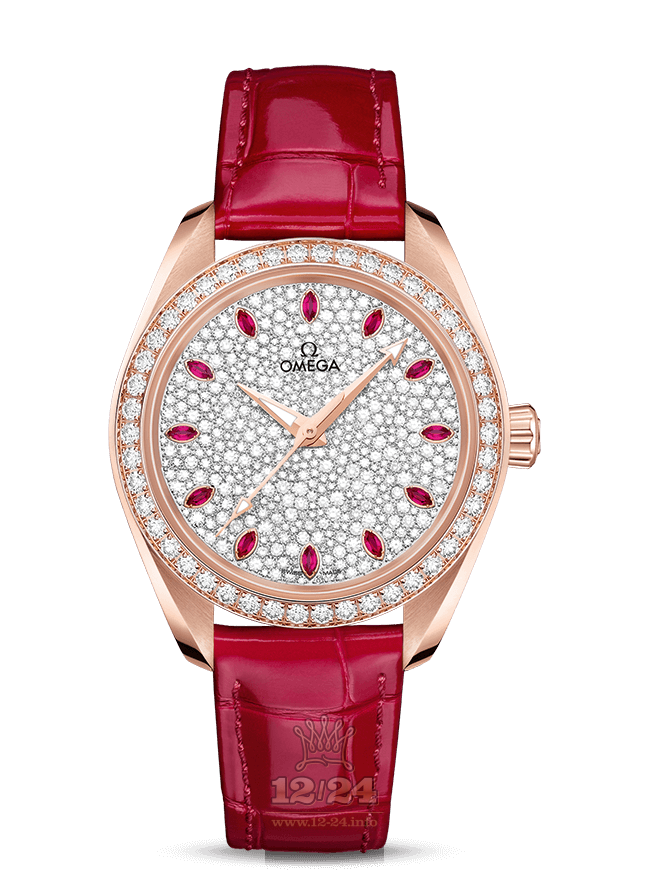 Omega Aqua Terra 150 M Watch 220.58.34.20.99.001 34 mm Pink gold Case