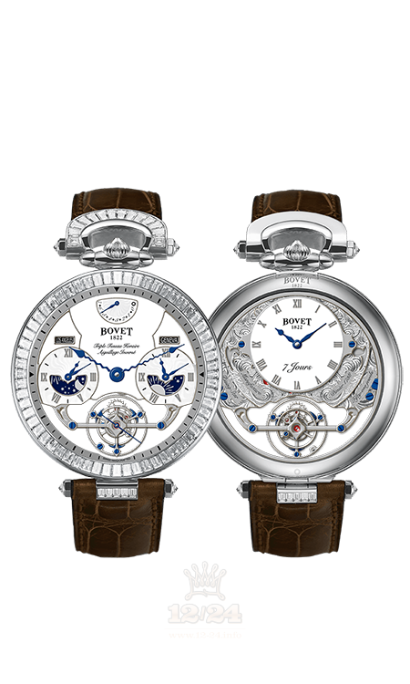 Bovet Fleurier Grandes Complications Watch AIRS020-SB123 46 mm White gold Case White Dial