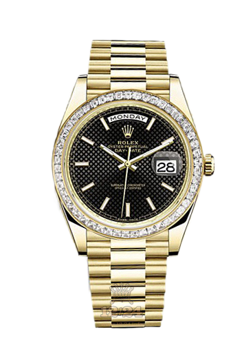 Rolex Day-Date Watch 228398tbr-0004 40 mm Yellow gold Case Black Dial