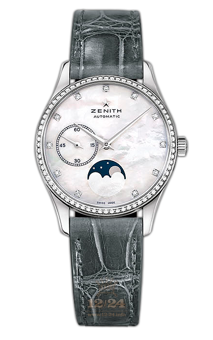 Zenith Elite Watch 16.2310.692/81.C706 33 mm Stainless steel Case White Dial
