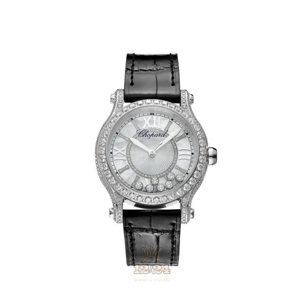 Chopard Happy Sport Watch 274891-1008 36 mm White gold Case White Dial