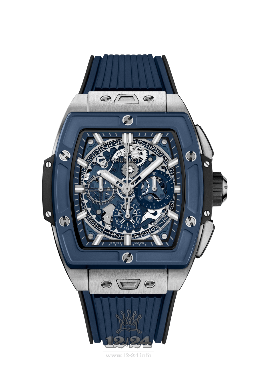 Hublot Spirit Of Big Bang Watch 642.NL.7170.RX 42 mm Titanium Case Dark blue Dial