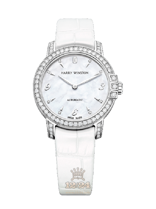 Harry Winston Midnight Collection Watch MIDAHM29WW001 29 mm White gold Case White Dial
