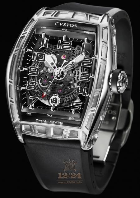 Cvstos Challenge Watch Challenge Jet-Liner SL Steel 54 mm Stainless steel Case Black Dial