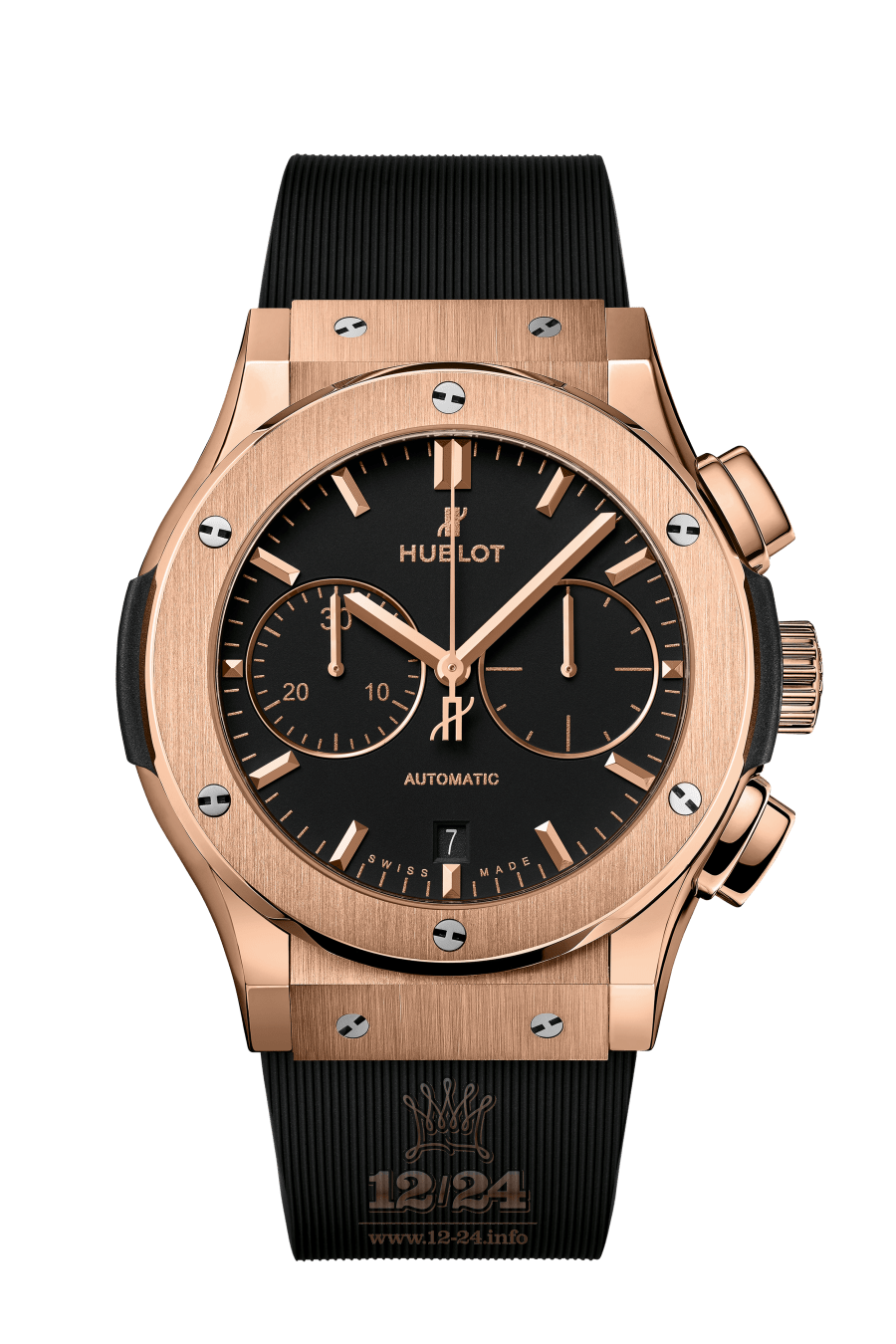 Hublot Classic Fusion Watch 521.OX.1181.RX 45 mm Pink gold Case Black Dial