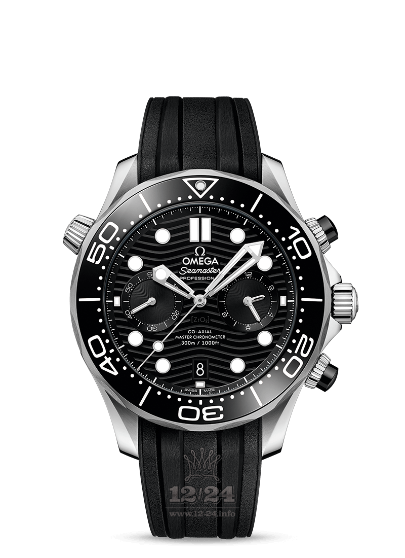 Omega Diver 300 M Watch 210.32.44.51.01.001 44 mm Stainless steel Case Black Dial