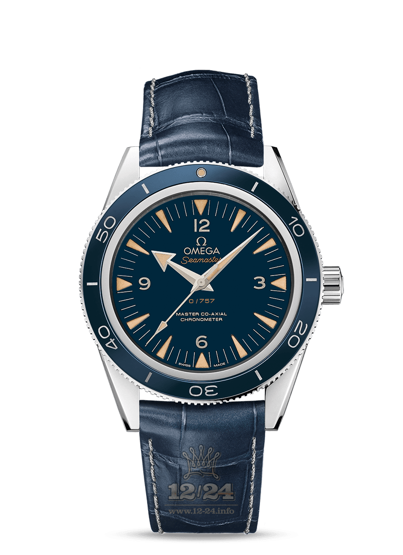 Omega Seamaster 300 Watch 233.93.41.21.03.001 41 mm Platinum Case Dark blue Dial
