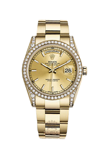 Rolex Day-Date Watch 118388-0188 36 mm Yellow gold Case Golden Dial