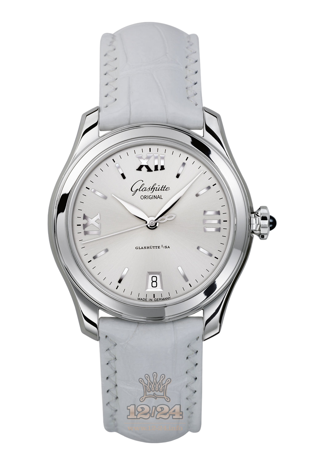 Glashutte Ladies Watch 1-39-22-02-02-04 36 mm Stainless steel Case Silver Dial