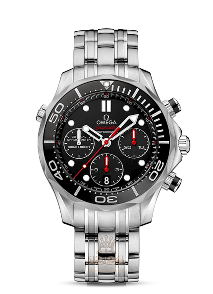 Omega Diver 300 M Watch 212.30.44.50.01.001 44 mm Stainless steel Case Black Dial