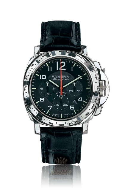 Panerai 2002 Watch PAM00105 40 mm White gold Case Black Dial