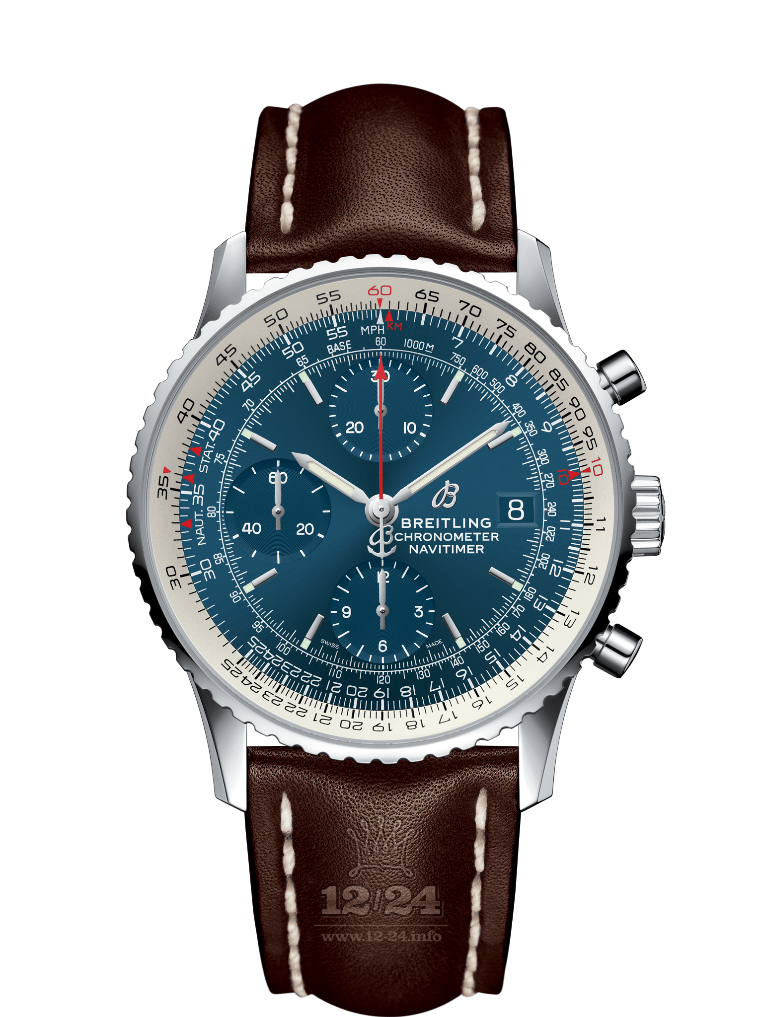 Breitling Navitimer Watch A1332412/CA02/437X/A20BA.1 41 mm Stainless steel Case Dark blue Dial