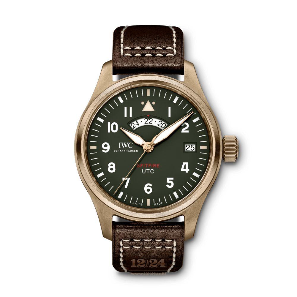 IWC Pilot s Watches Watch IW327101 41 mm Bronze Case Green Dial