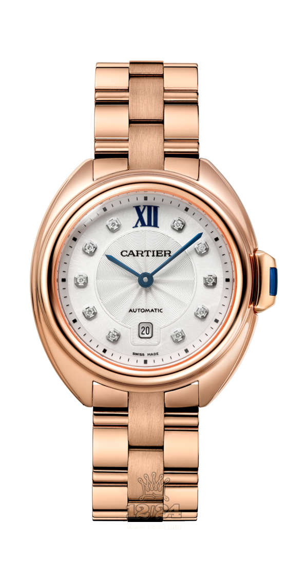 Cartier Cle de Cartier Watch WJCL0034 31 mm Pink gold Case Silver Dial