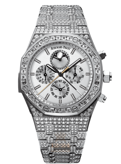 Audemars Piguet Royal Oak Watch 26222BC.ZZ.1197BC.01 44 mm White gold Case White Dial