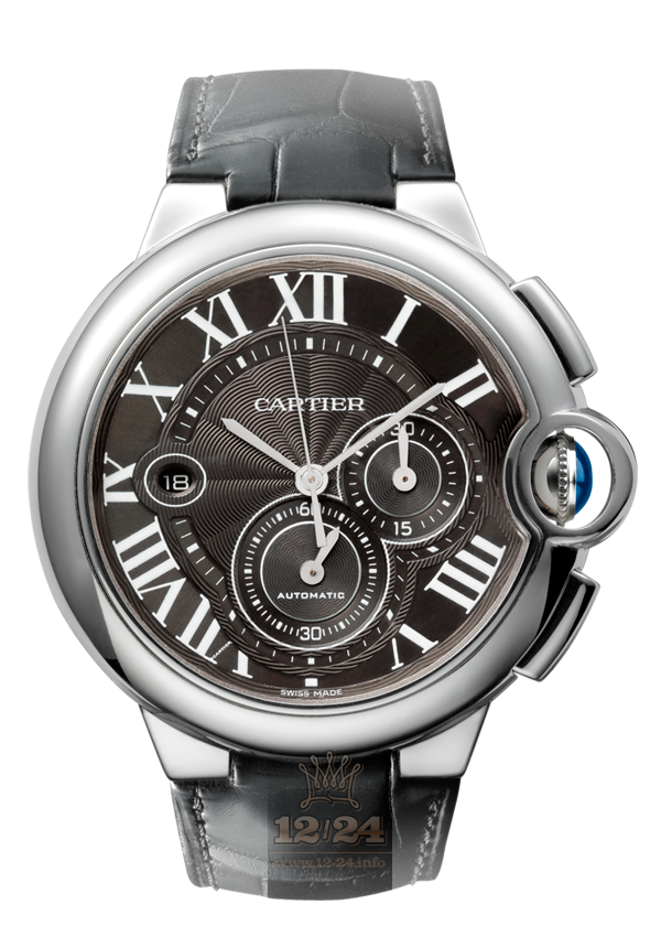 Cartier Ballon Bleu de Cartier Watch W6920079 44 mm Stainless steel Case Gray Dial