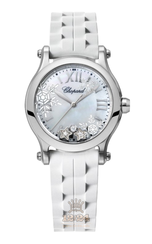 Chopard Happy Diamonds Watch 278590-3005 Stainless steel Case Blue Dial