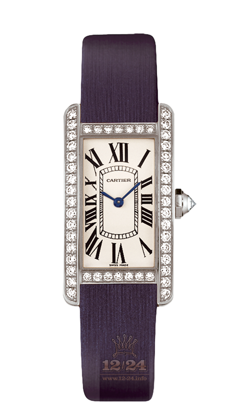 Cartier Tank Watch WB707331 35 mm White gold Case Silver Dial