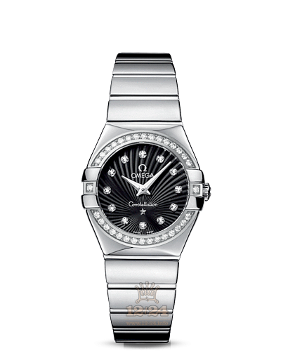 Omega Constellation Watch 123.15.27.60.51.002 27 mm Stainless steel Case Black Dial
