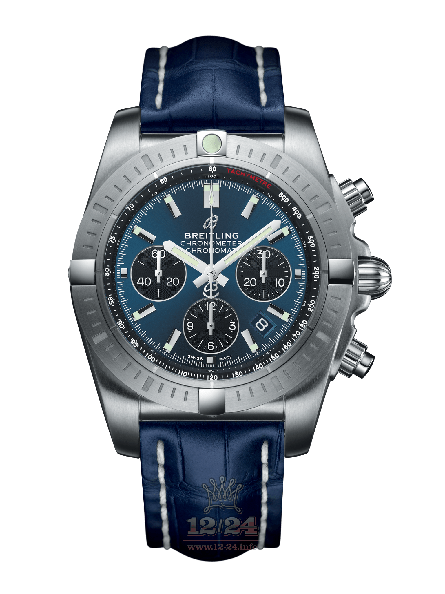 Breitling Chronomat Watch AB0115101C1P1 44 mm Stainless steel Case Dark blue Dial