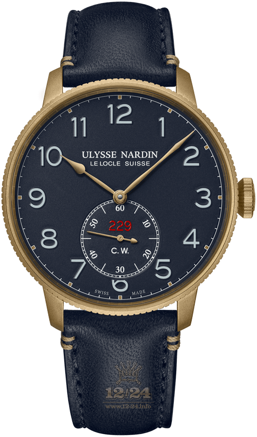 Ulysse Nardin Marine Watch 1187-320LE/63 44 mm Bronze Case Dark blue Dial