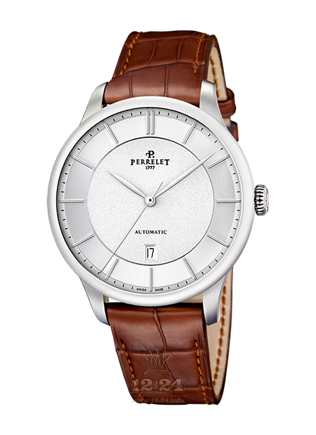Perrelet First Class Watch A1073/4 42 mm Stainless steel Case White Dial