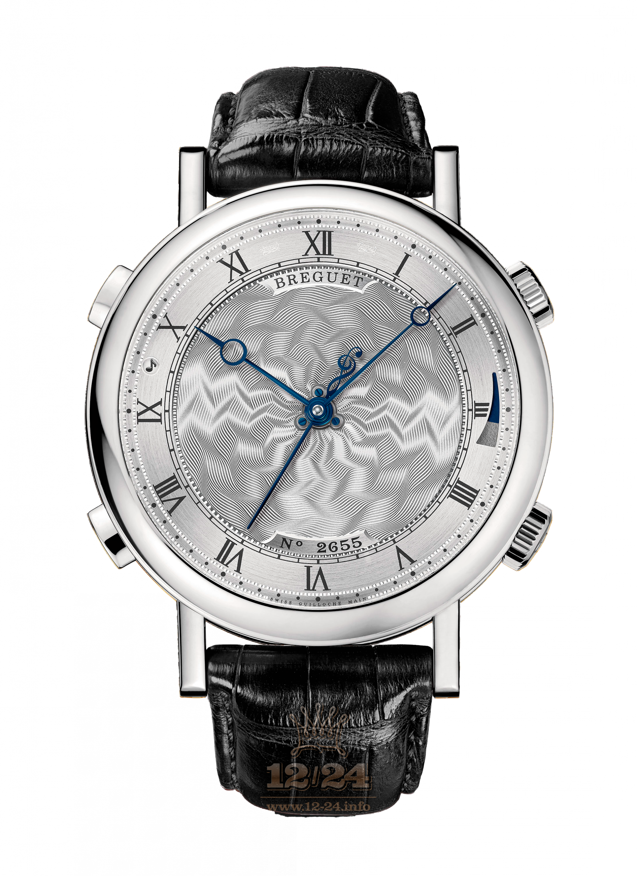 Breguet Classique Complications Watch 7800BB/11/9YV 48 mm White gold Case Silver Dial