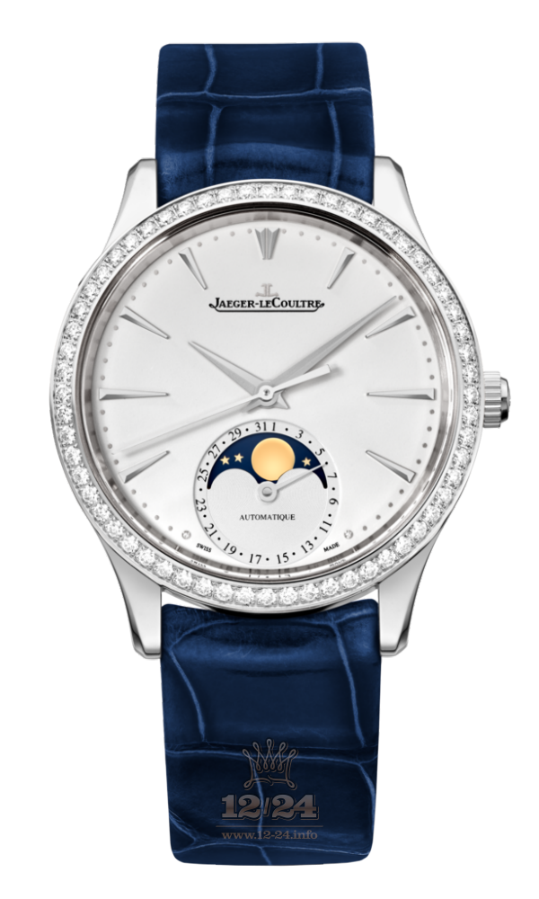 Jaeger-LeCoultre Master Watch 1258401 34 mm Stainless steel Case Silver Dial