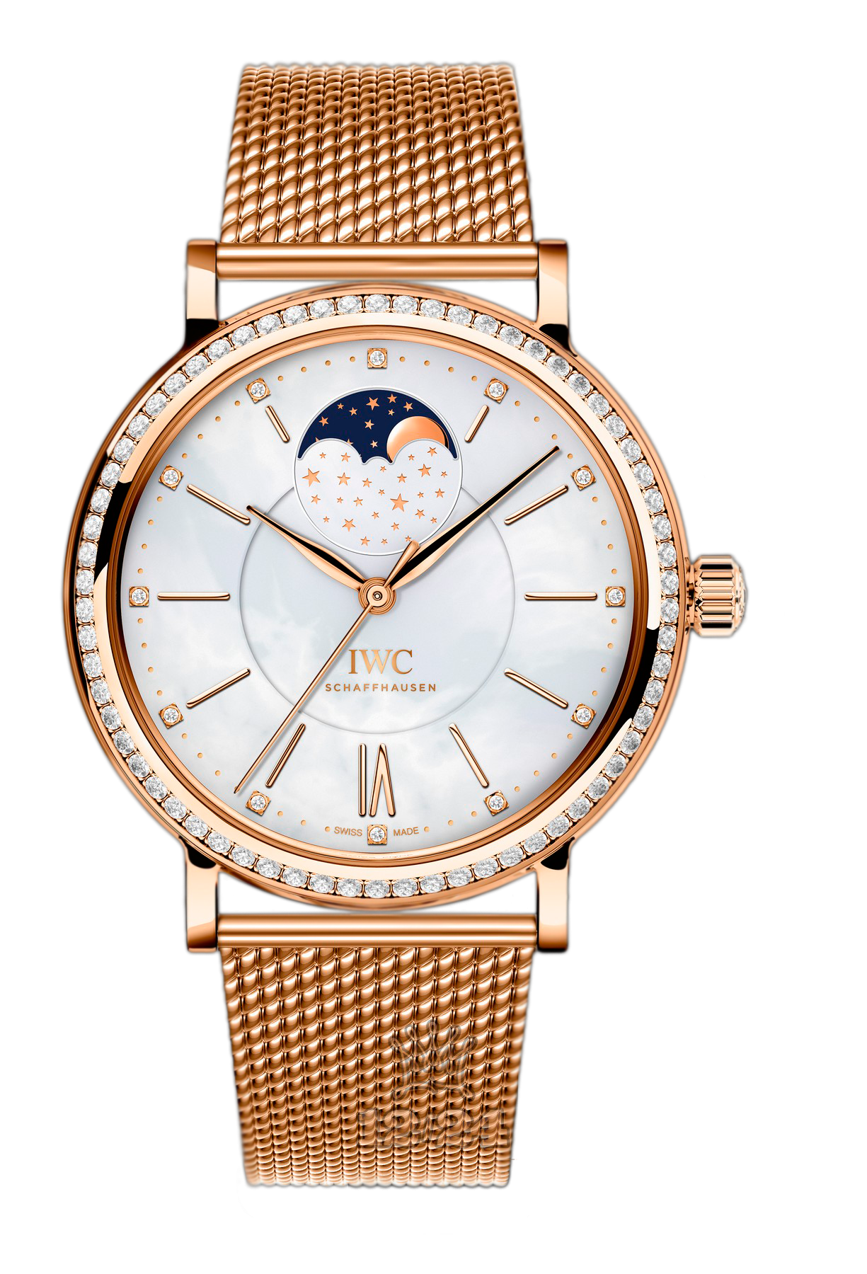 IWC Portofino Watch IW459005 37 mm Pink gold Case White Dial