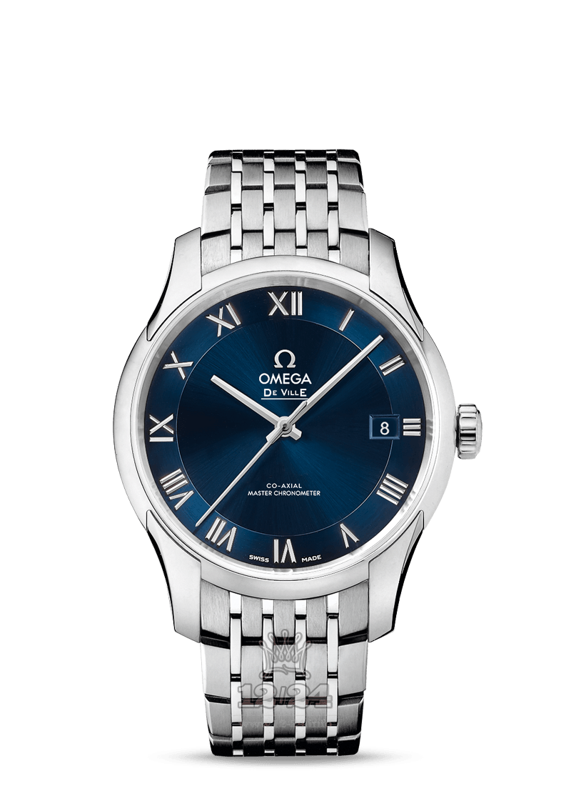 Omega Hour Vision Watch 433.10.41.21.03.001 41 mm Stainless steel Case Dark blue Dial