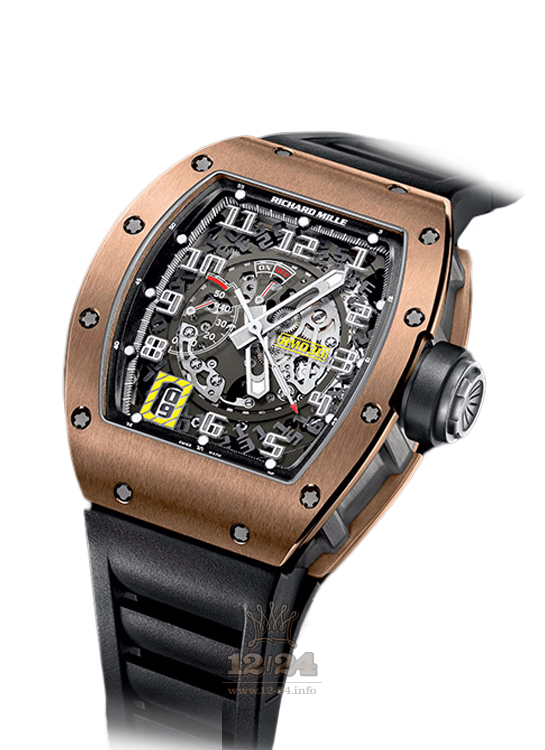 Richard Mille Men's Collection Watch RM 030 Gold Titanium 50 mm Pink gold Titanium Case