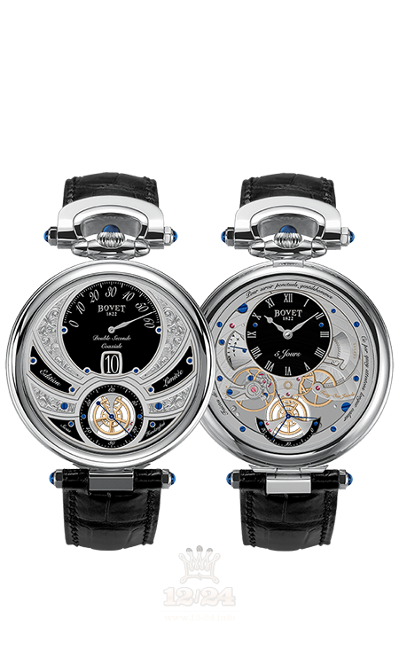 Bovet Fleurier Complications Watch ACHS004 44 mm White gold Case Black Gray Dial