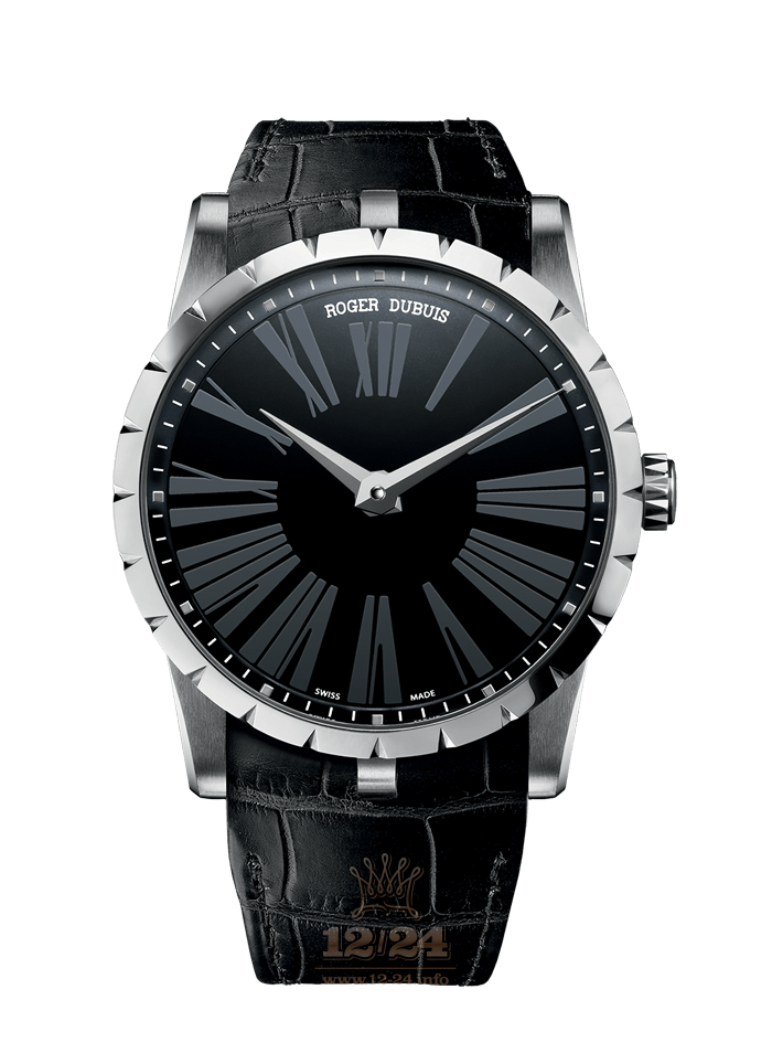 Roger Dubuis Excalibur Watch RDDBEX0350 42 mm White gold Case Black Dial