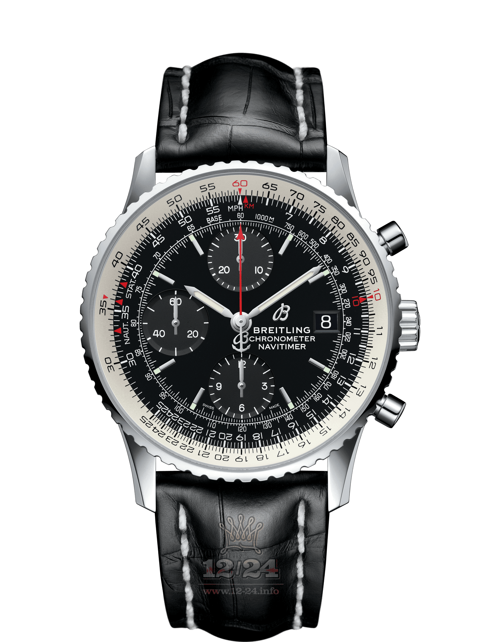 Breitling Navitimer Watch A13324121B1P1 41 mm Stainless steel Case Black Dial