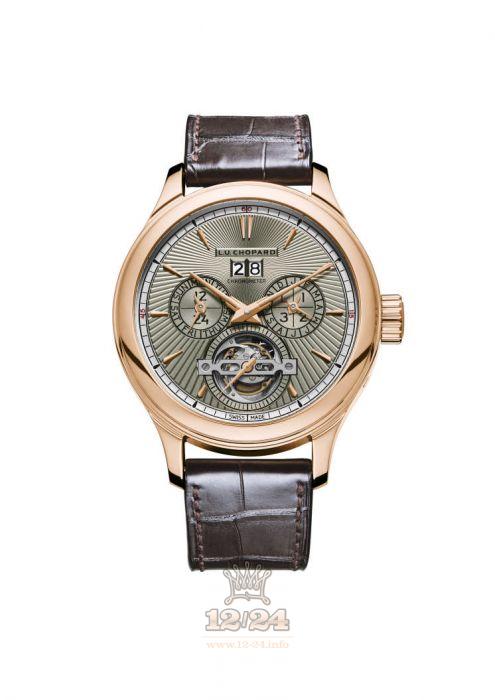Chopard L.U.C Watch 161925-5002 46 mm Pink gold Case Silver Dial