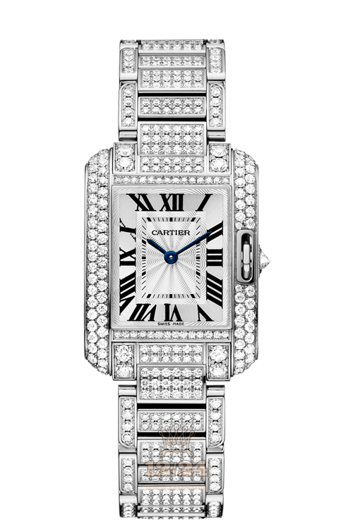 Cartier Tank Watch HPI00559 30 mm White gold Case Silver Dial