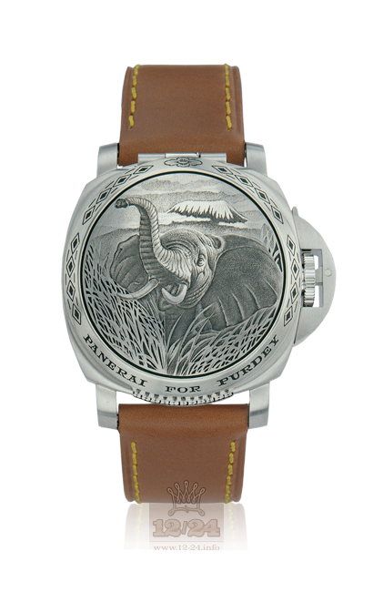Panerai 2004 Watch PAM00814 44 mm Stainless steel Case Black Gray Dial