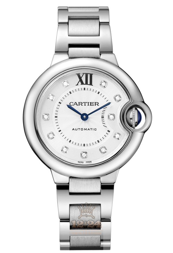 Cartier Ballon Bleu de Cartier Watch WE902074 33 mm Stainless steel Case Silver Dial