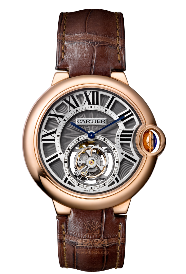Cartier Ballon Bleu de Cartier Watch W6920104 39 mm Pink gold Case Gray Dial