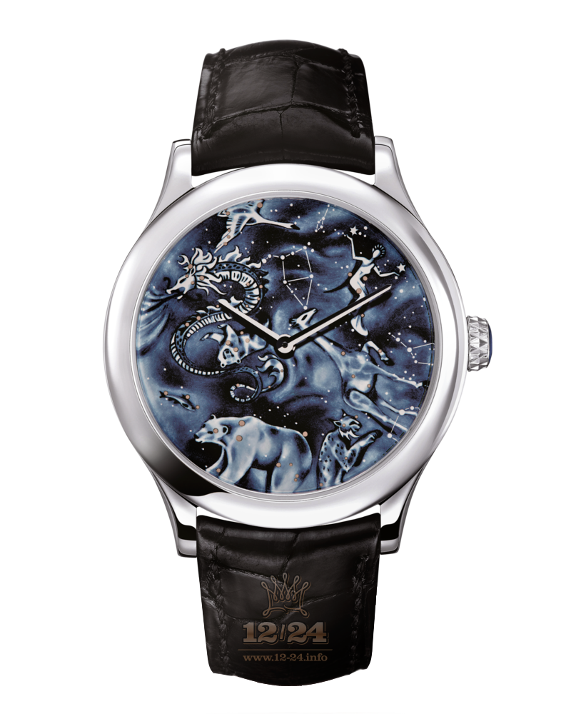 Van Cleef Extraordinary Dials Watch VCARO4IT00 White gold Case Dark blue Dial