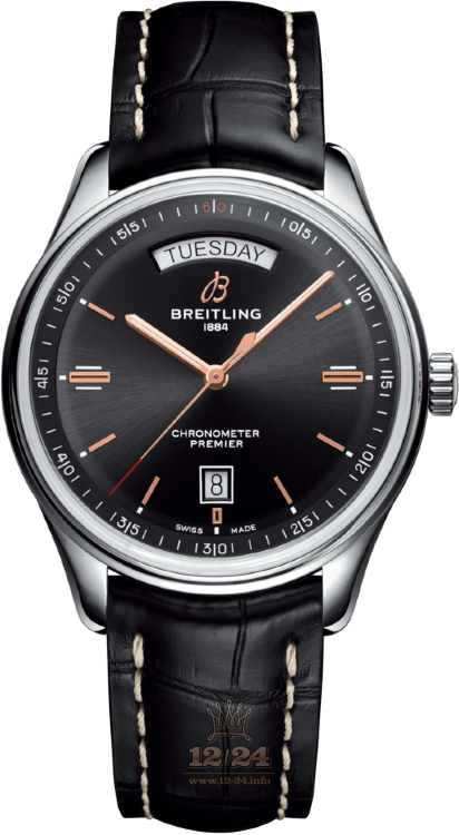 Breitling Premier Watch A45340241B1P2 40 mm Stainless steel Case Black Dial