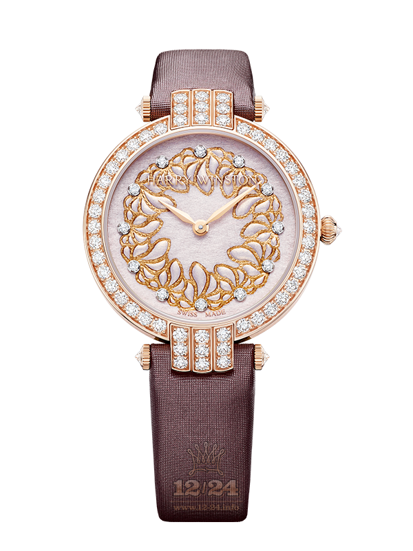 Harry Winston The Premier Collection Watch PRNAHM36RR021 36 mm Pink gold Case Pink Dial
