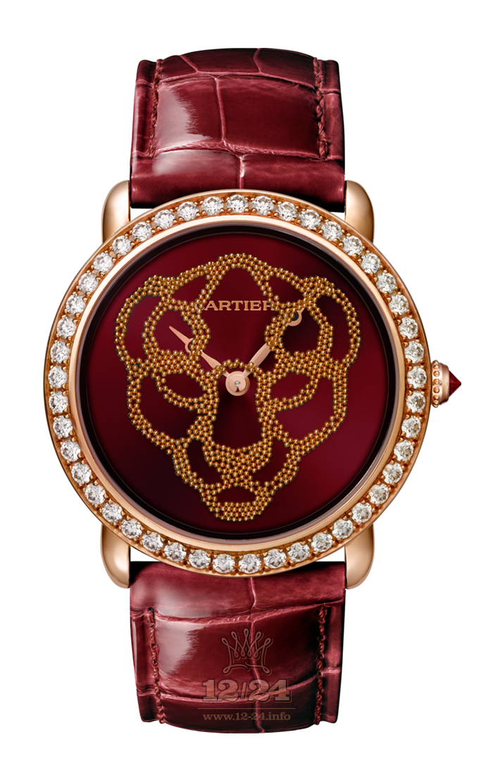 Cartier Creative jewelry watches Watch HPI01260 37 mm Pink gold Case Red Dial