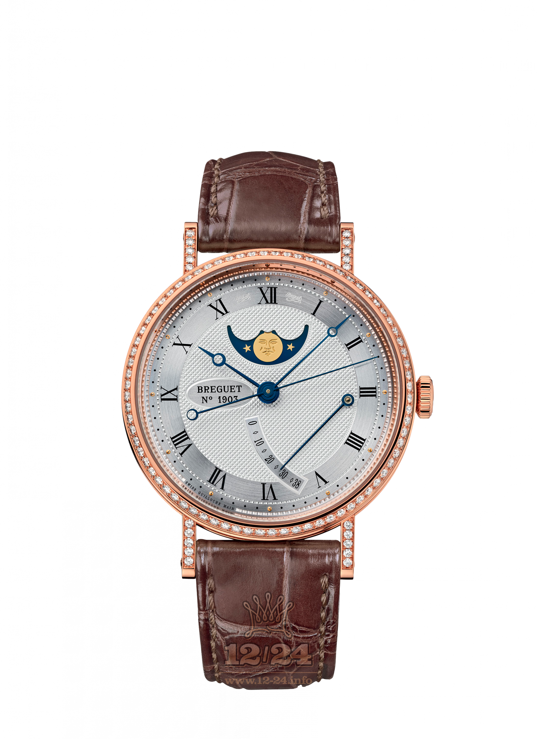 Breguet Classique Watch 8788BR/12/986/DD0D 36 mm Pink gold Case Silver Dial