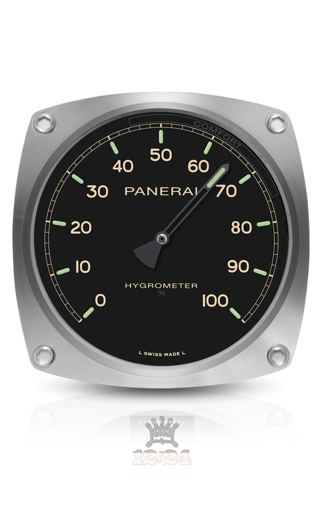 Panerai Watch PAM00584 100 mm Stainless steel Case Black Dial