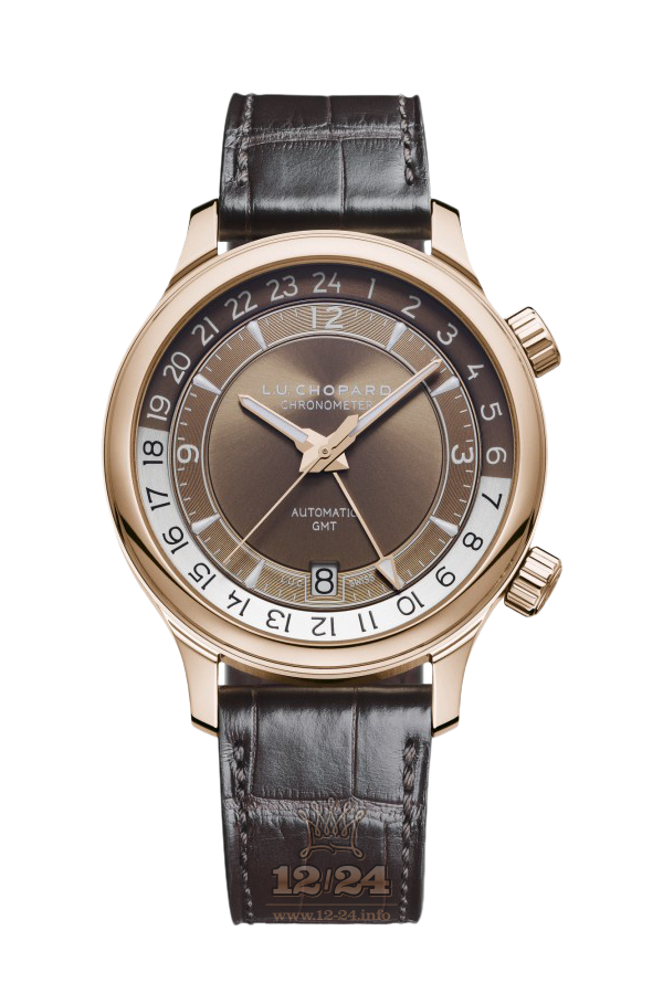 Chopard L.U.C Watch 161943-5001 42 mm Pink gold Case Brown (chocolate) Dial