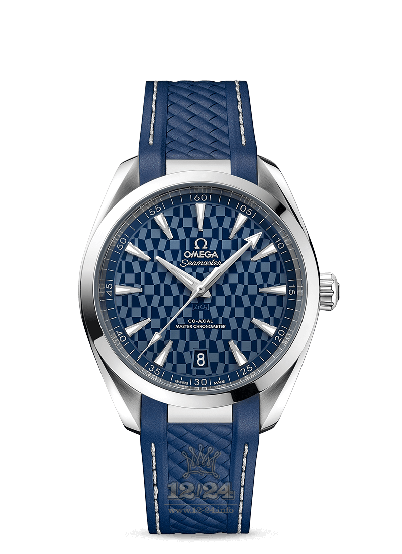 Omega Olympic Watch 522.12.41.21.03.001 41 mm Stainless steel Case Dark blue Dial