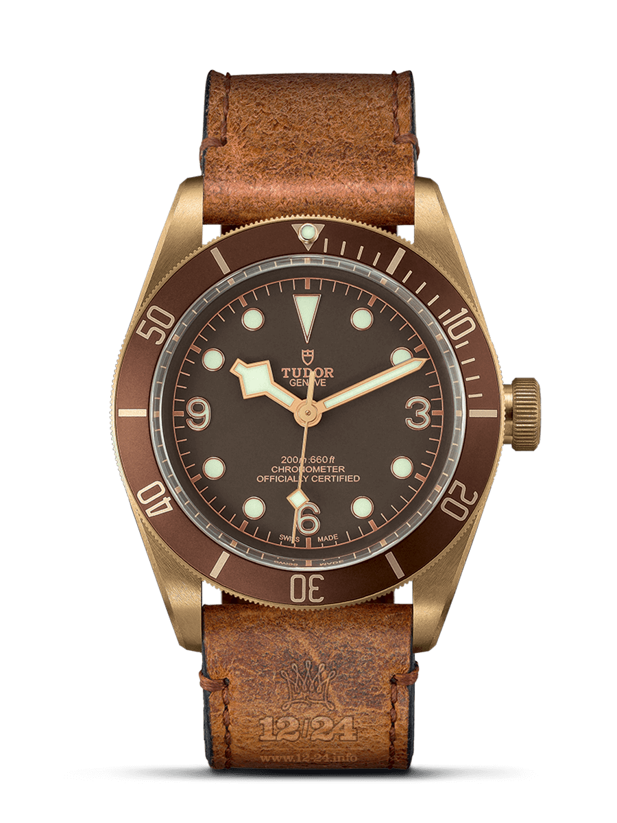 Tudor Black Bay Bronze Watch M79250BM-0005 43 mm Stainless steel Bronze PVD coating Case Brown (chocolate) Dial
