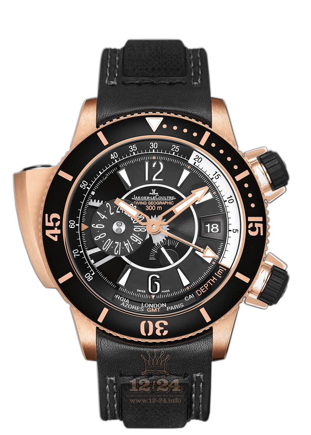 Jaeger-LeCoultre Master Extreme Watch 1852470 46 mm Pink gold Ceramics Case Black Dial